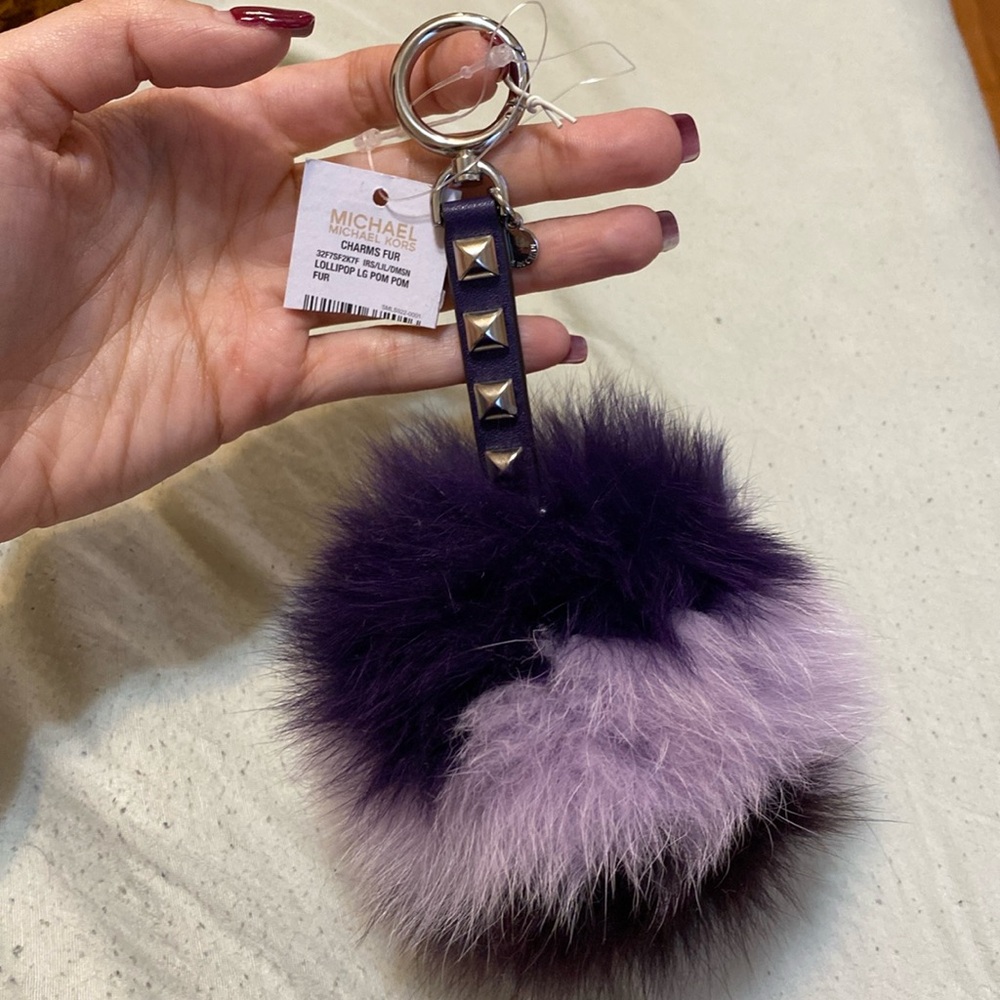 Michael kors Pom Pom keychain